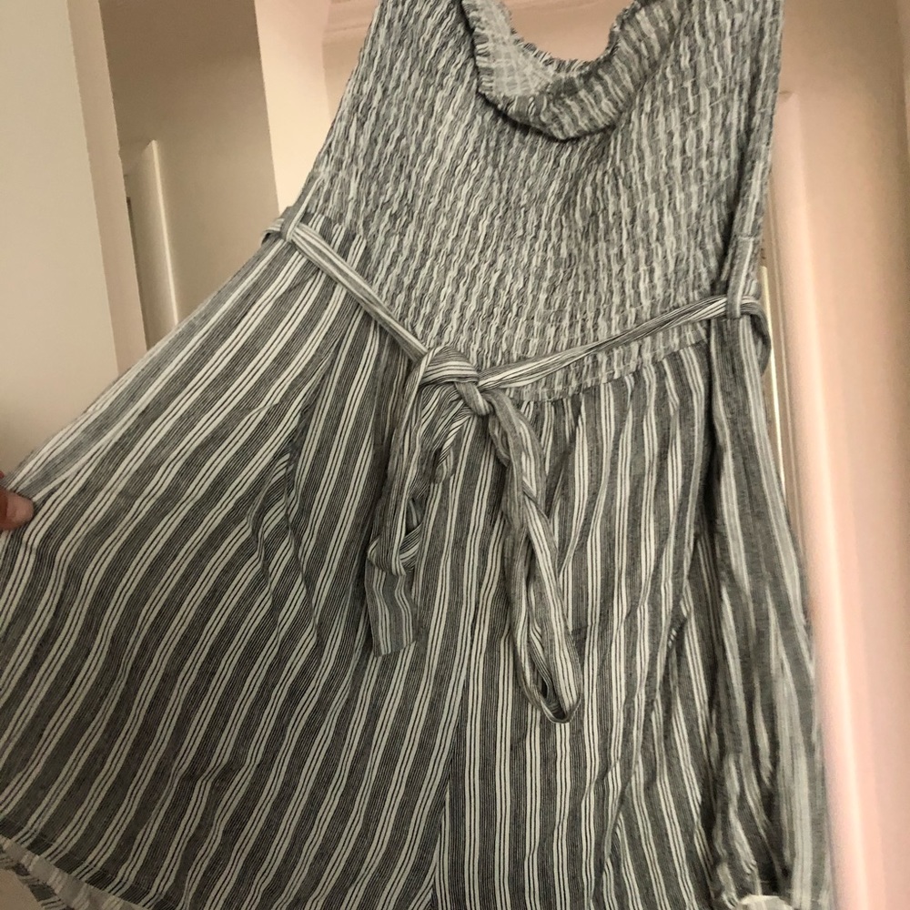 Striped romper